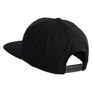 Stay Humble Hearts Embroidered Wool Blend Snapback Cap - Black OSFM