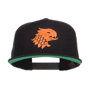 Griffin Head Embroidered Snapback Cap