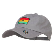 Ghana Flag Embroidered Unstructured Cap