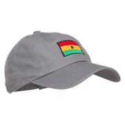 Ghana Flag Embroidered Unstructured Cap