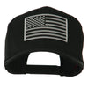 Grey American Flag Patched High Profile Cap