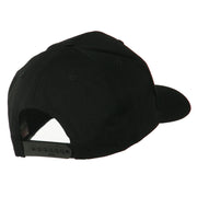 Grey American Flag Patched High Profile Cap