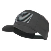 Grey American Flag Patched High Profile Cap