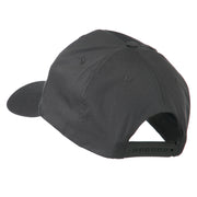 Grey American Flag Patched High Profile Cap