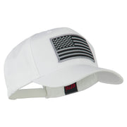 Grey American Flag Patched High Profile Cap