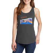 Venice Landscape Ladies Core Cotton Tank Top