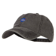 Mini NASA Insignia Embroidered Washed Cap