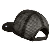 U.S. Air Force Pilot Embroidered Solid Cotton Twill Mesh Prostyle Cap - Charcoal OSFM