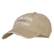 Gym Hair Don't Care Embroidered Washed Cotton Twill Cap