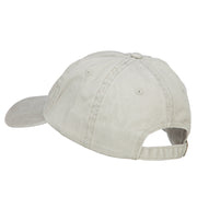 Giraffe Wild Animal Patched Washed Cotton Twill Cap