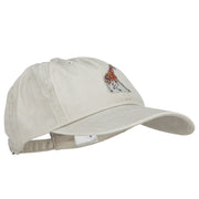 Giraffe Wild Animal Patched Washed Cotton Twill Cap