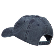 Giraffe Wild Animal Patched Washed Cotton Twill Cap