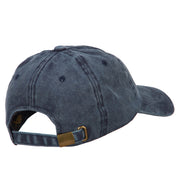 Giraffe Wild Animal Patched Washed Cotton Twill Cap