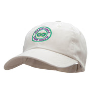 Mardi Gras Mask Badge Low Profile Dyed Cotton Twill Cap