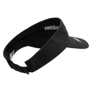 Licensed US Army Star Embroidered Pro Style Cotton Twill Washed Visor - Black OSFM