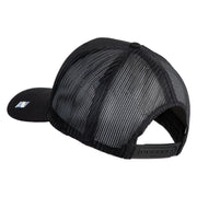 U.S. Air Force Roundel Embroidered Solid Cotton Twill Mesh Prostyle Cap - Black OSFM
