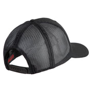 U.S. Air Force Roundel Embroidered Solid Cotton Twill Mesh Prostyle Cap - Black OSFM