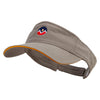 Denver Flag Logo Embroidered Prostyle Cotton Twill Washed Visor - Olive-Gold OSFM