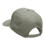 Wolf Head Embroidered Cotton Twill Pro Style Cap