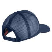 U.S. Air Force Roundel Embroidered Solid Cotton Twill Mesh Prostyle Cap - Navy OSFM
