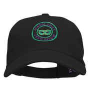 Mardi Gras Mask Badge Low Profile Dyed Cotton Twill Cap