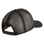 U.S. Air Force Roundel Embroidered Solid Cotton Twill Mesh Prostyle Cap - Charcoal OSFM