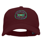 Mardi Gras Mask Badge Low Profile Dyed Cotton Twill Cap