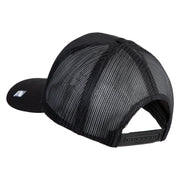 U.S. Air Force Pilot Veteran Embroidered Solid Cotton Twill Mesh Prostyle Cap - Black OSFM