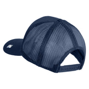 U.S. Air Force Pilot Veteran Embroidered Solid Cotton Twill Mesh Prostyle Cap - Navy OSFM