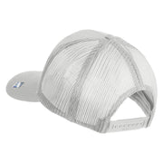 U.S. Air Force Pilot Veteran Embroidered Solid Cotton Twill Mesh Prostyle Cap - White OSFM