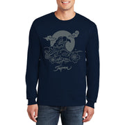 Japan Wave Graphic Men's Ultra Cotton Long Sleeve T-Shirt