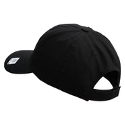 US Marine Corps Retired Design Embroidered 6 Panel Unstructured Cotton Twill Cap Made in USA - Black OSFM