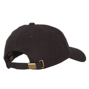 Glitter Happy Holiday Embroidered Unstructured Washed Cap