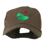 Golf Flag on the Green Embroidered Cap