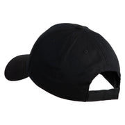 Take It Easy Phrase Embroidered Cotton Twill Low Profile Cap - Black OSFM