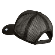 U.S. Air Force Roundel Veteran Embroidered Solid Cotton Twill Mesh Prostyle Cap - Charcoal OSFM