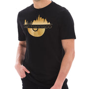 Golden Record San Francisco Graphic Design Short Sleeve Cotton Jersey T-Shirt