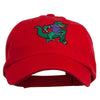 Gators Mascot Embroidered Low Profile Washed Cap