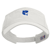 Tuna Jumping Silhouette Embroidered Prostyle Cotton Twill Washed Visor