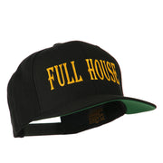 Gaming Full House Embroidered Flat Bill Cap