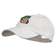 Gators Mascot Embroidered Low Profile Washed Cap