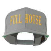 Gaming Full House Embroidered Flat Bill Cap