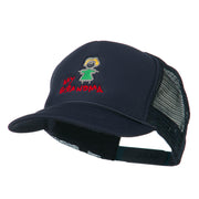 My Grandma Embroidered Youth Foam Mesh Cap