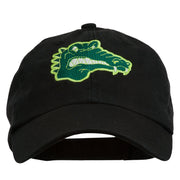 Gators Mascot Embroidered Low Profile Washed Cap