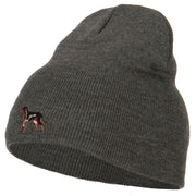 German Shepard Dog Embroidered Knitted Short Beanie