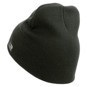 Licensed US Army Star Embroidered 8 Inch Knitted Short Beanie - Dk-Grey OSFM