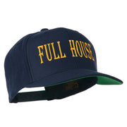 Gaming Full House Embroidered Flat Bill Cap