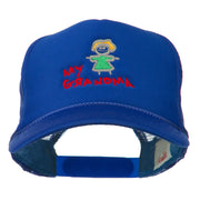 My Grandma Embroidered Youth Foam Mesh Cap