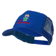 My Grandma Embroidered Youth Foam Mesh Cap