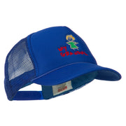 My Grandma Embroidered Youth Foam Mesh Cap